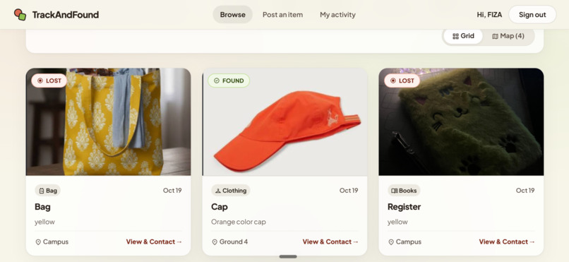 TrackAndFound – screenshot 3
