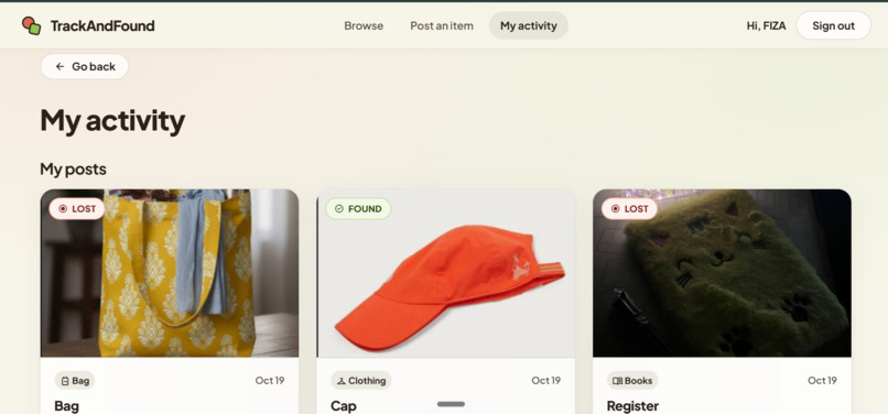 TrackAndFound – screenshot 6