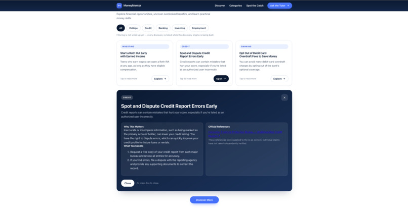 MoneyMentor – screenshot 2