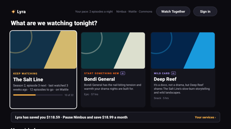 Lyra – screenshot 1
