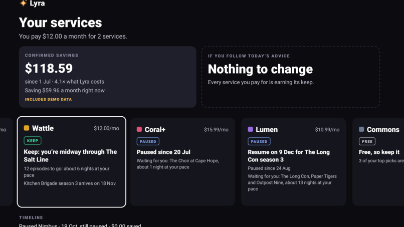 Lyra – screenshot 2