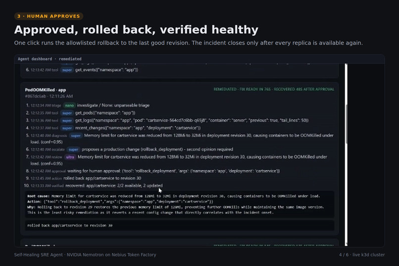 Self-Healing SRE Agent – screenshot 5