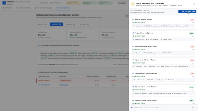 Tributary: Executable Revenue-Share Infrastructure – screenshot 7