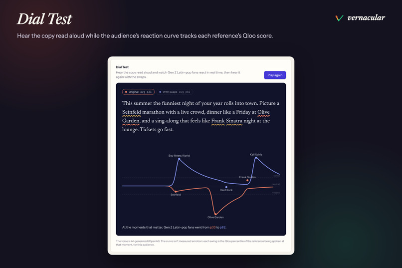 Vernacular: the spell-checker for culture – screenshot 5
