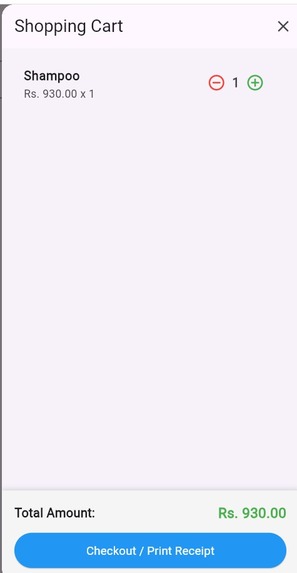 POS invoice system  – screenshot 4