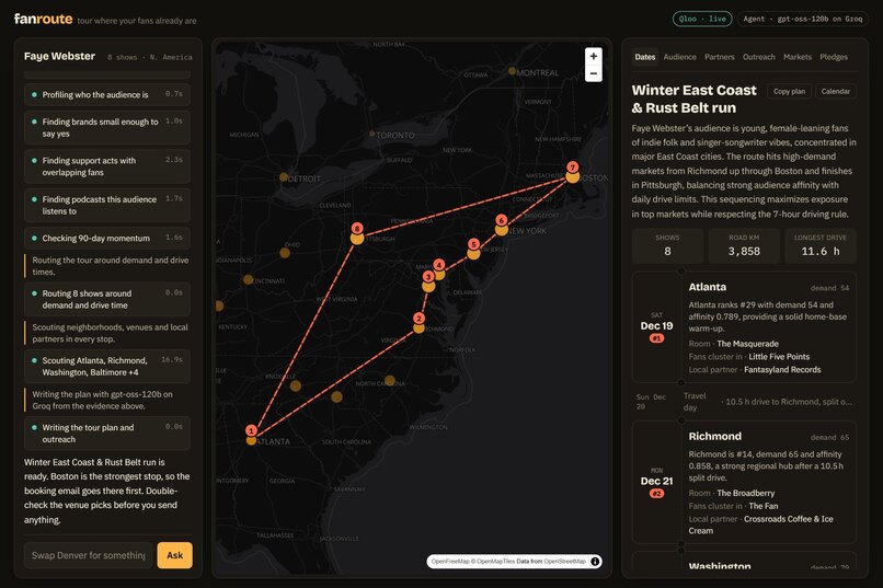 Fanroute – screenshot 1