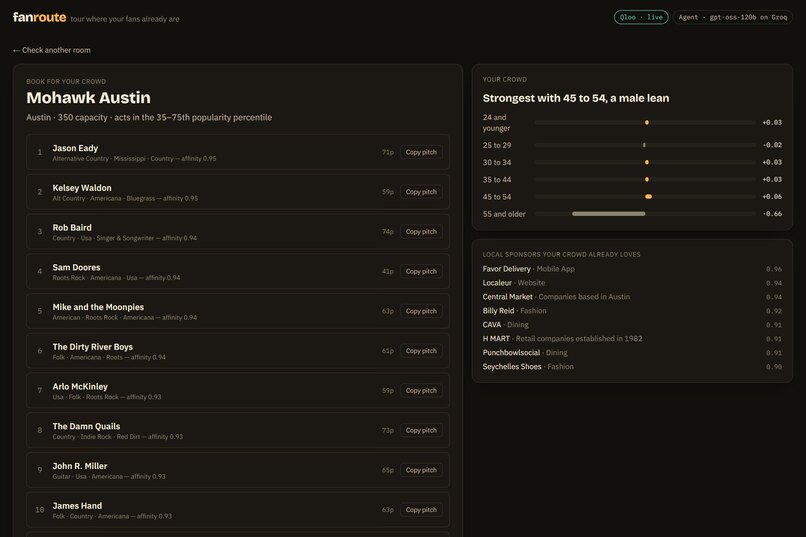 Fanroute – screenshot 2