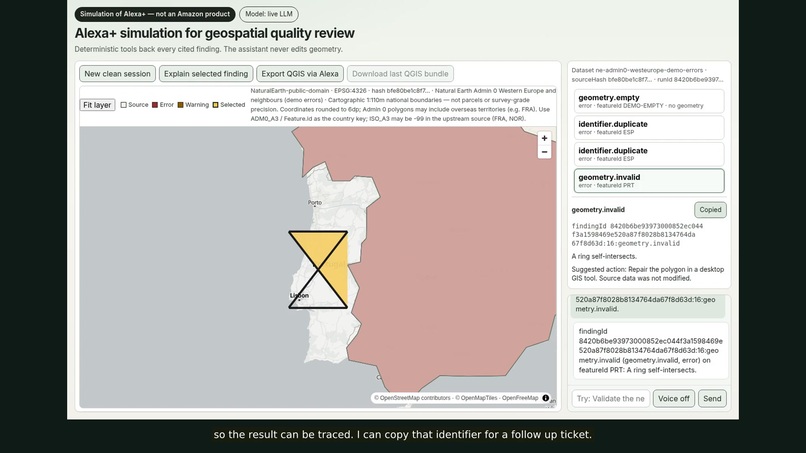 Geospatial Quality Explorer – screenshot 2