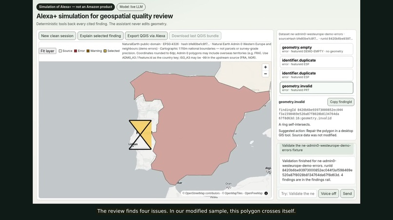Geospatial Quality Explorer – screenshot 3