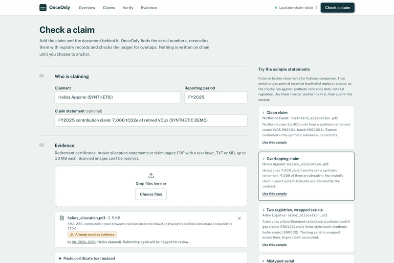 OnceOnly – screenshot 6