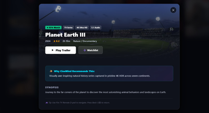 CineMind – screenshot 1