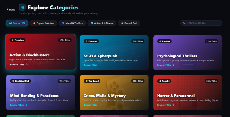 CineMind – screenshot 2