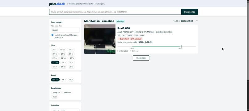 pricecheck: is this OLX price fair? – screenshot 4