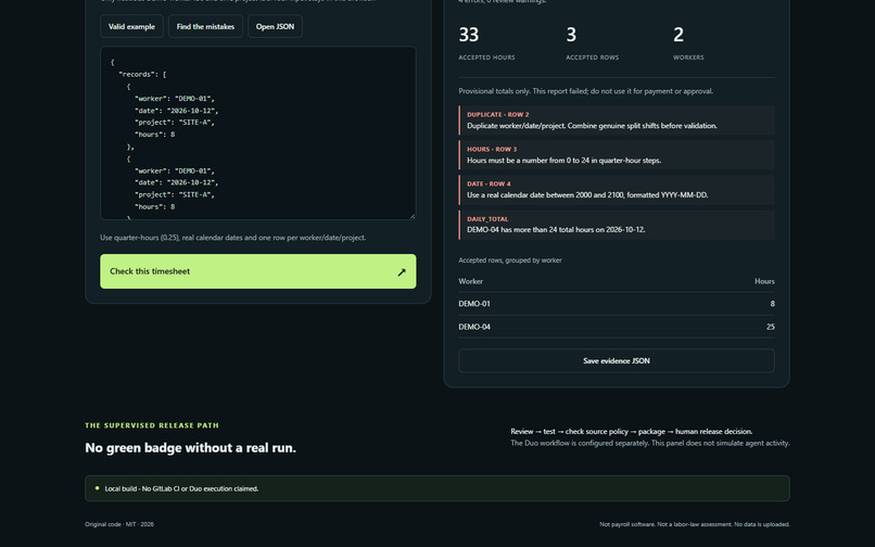 ShiftProof AI – screenshot 2
