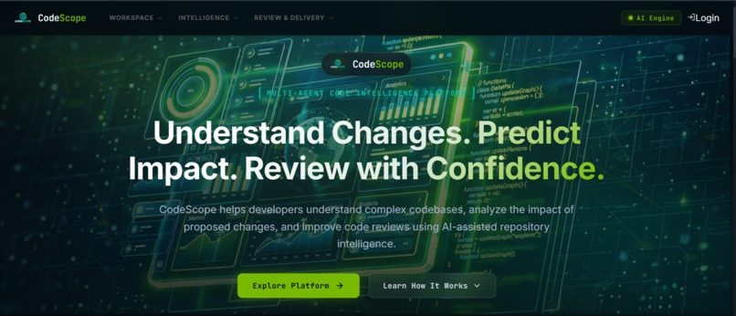 CodeScope — Multi-Agent Code Intelligence Platform – screenshot 1