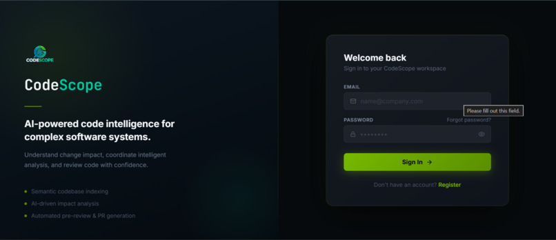 CodeScope — Multi-Agent Code Intelligence Platform – screenshot 2