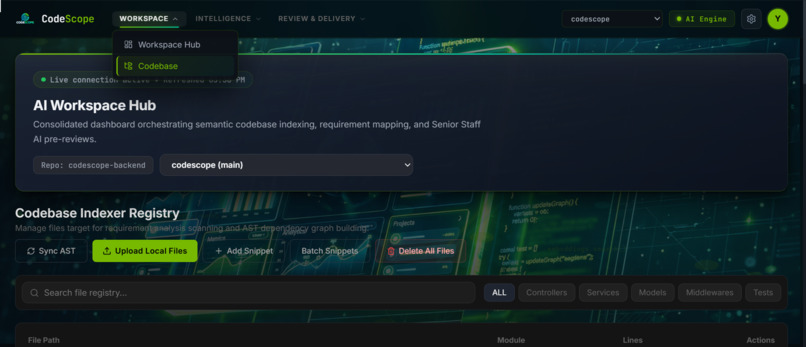 CodeScope — Multi-Agent Code Intelligence Platform – screenshot 6
