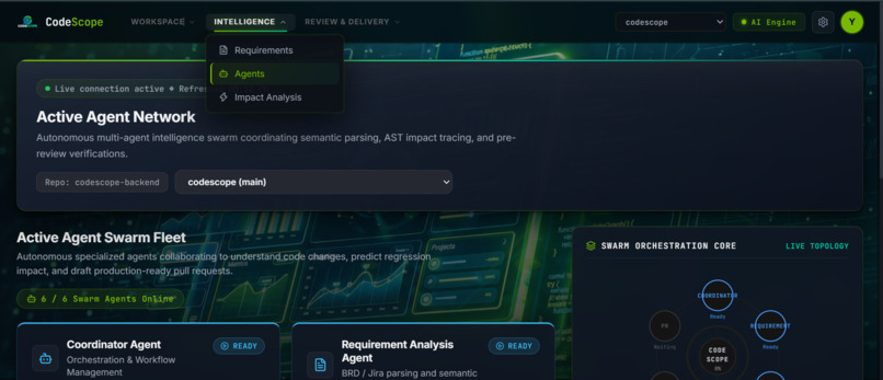CodeScope — Multi-Agent Code Intelligence Platform – screenshot 8