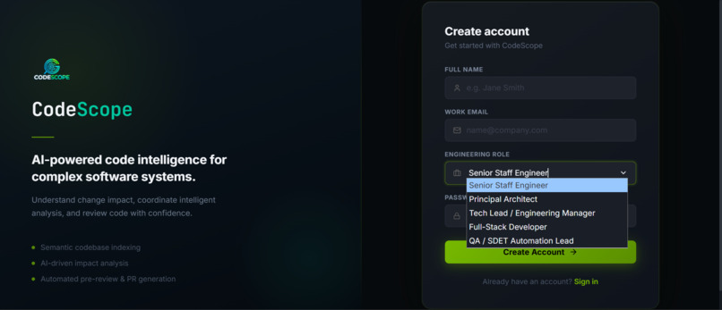 CodeScope — Multi-Agent Code Intelligence Platform – screenshot 3
