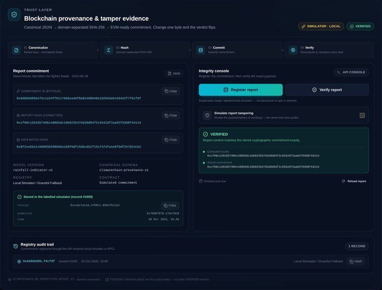 ClimateChain BD – screenshot 4