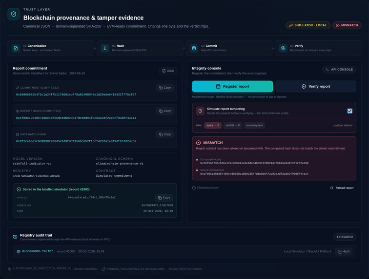 ClimateChain BD – screenshot 5