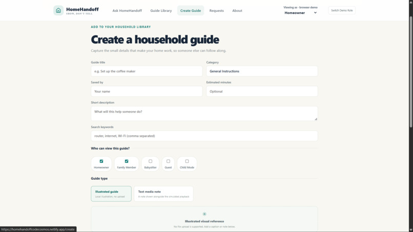 Home Handoff — Household Voice Assistant – screenshot 7