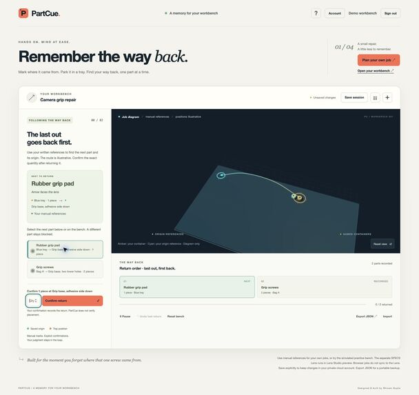 PartCue – screenshot 4
