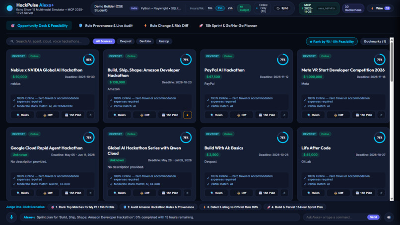 HackPulse Alexa+ – screenshot 1