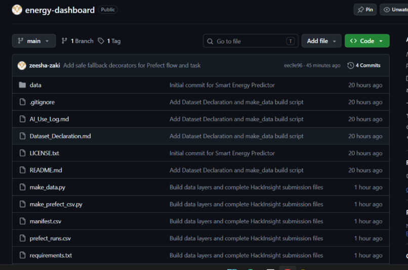 Smart Energy Demand Predictor – screenshot 4