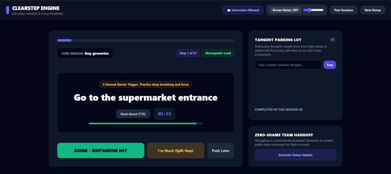 ClearStep – screenshot 2