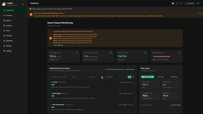 FlyBot on AWS – screenshot 1