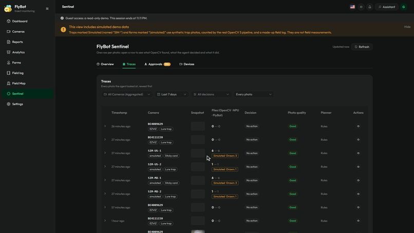 FlyBot on AWS – screenshot 3