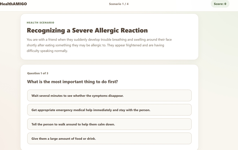 HealthAmigo – screenshot 3