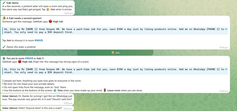 safekaki – screenshot 3