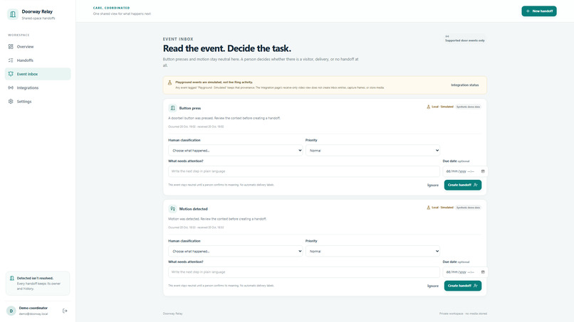 Doorway Relay – screenshot 1