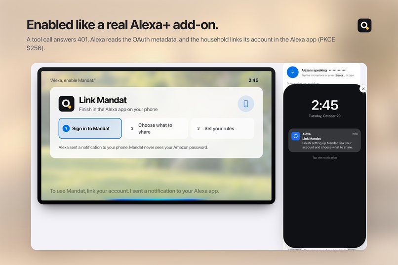 Mandat for Alexa+ – screenshot 3