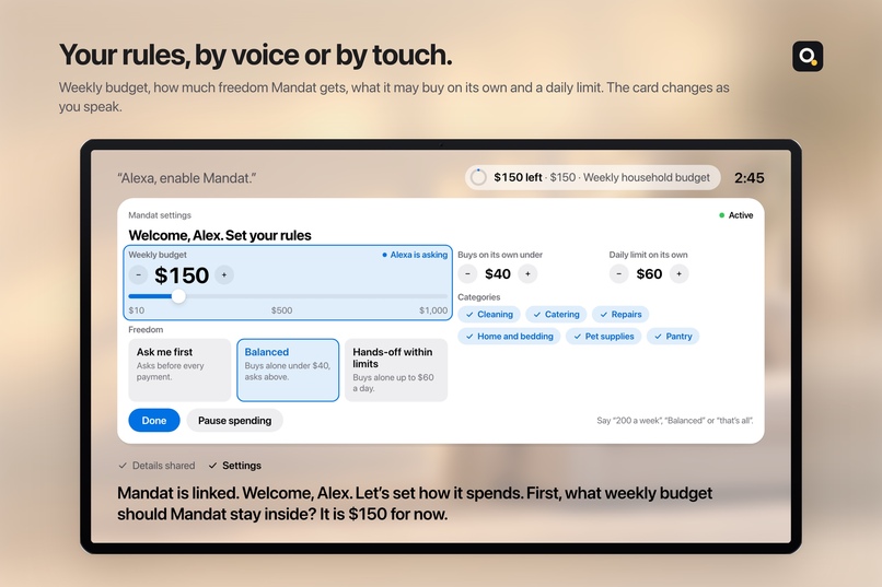 Mandat for Alexa+ – screenshot 4
