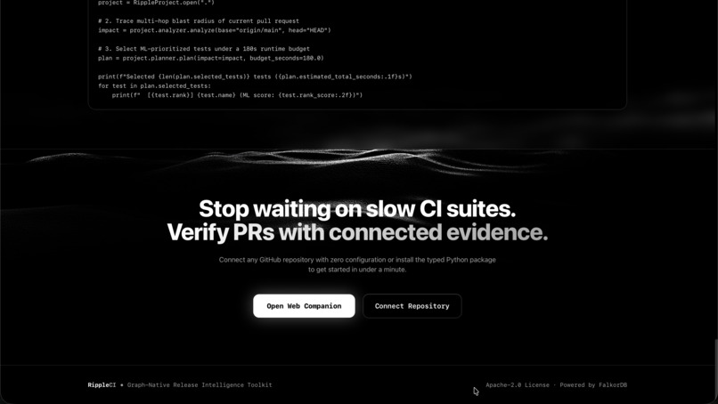 RippleCI: Graph-Native Release Intelligence – screenshot 5