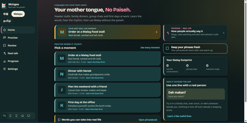 BiLingos – screenshot 1