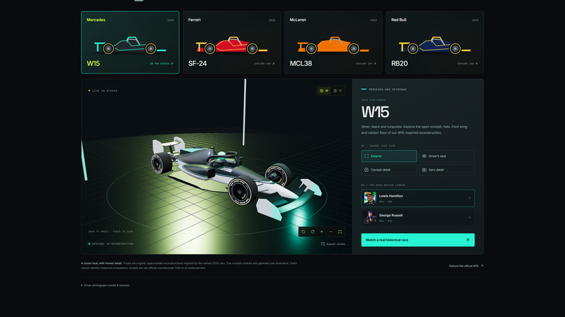 GridLens — 3D Race Replay & Strategy Studio – screenshot 2