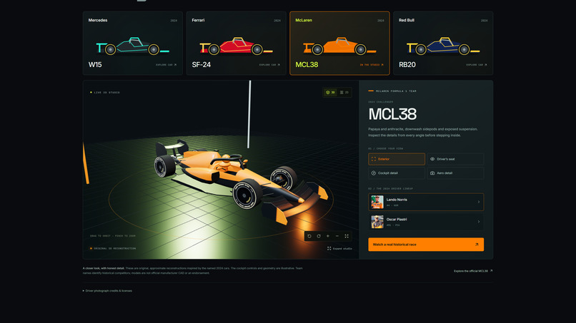 GridLens — 3D Race Replay & Strategy Studio – screenshot 3
