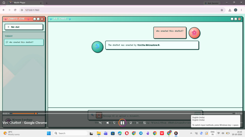 VINI-RAG-ASSISTANT – screenshot 2