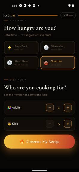 Recipai – screenshot 1