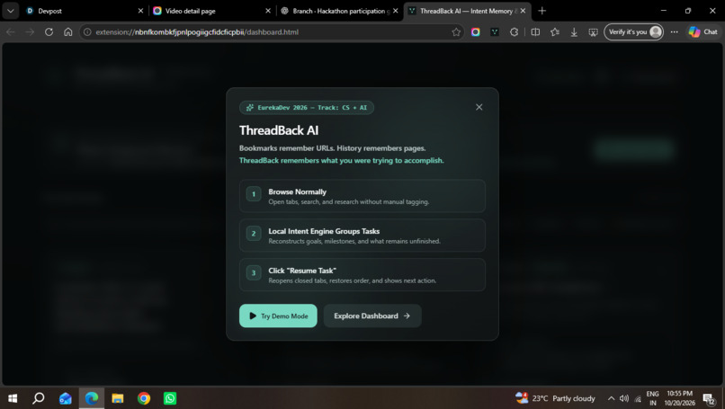 ThreadBack AI – screenshot 3