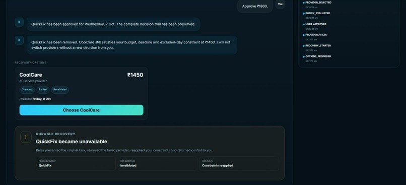 Relay: Durable Execution And Trust Layer for Alexa+ – screenshot 1
