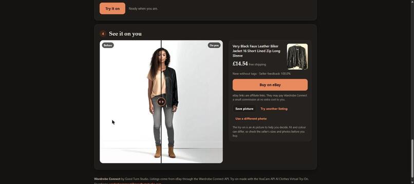 Wardrobe Connect: try it on – screenshot 1