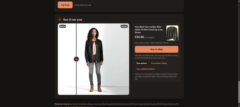 Wardrobe Connect: try it on – screenshot 2