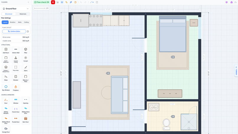 RoomSketch3D Floor Planner – screenshot 1