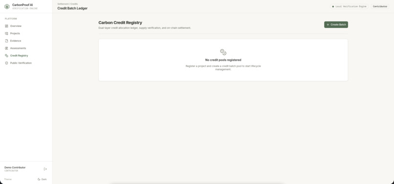 CarbonProof-AI – screenshot 1