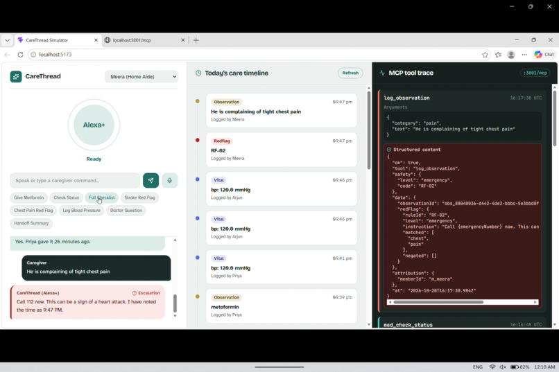CareThread – screenshot 2